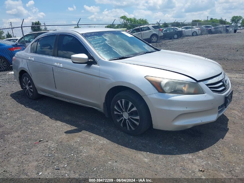 2012 HONDA ACCORD 2.4 LX