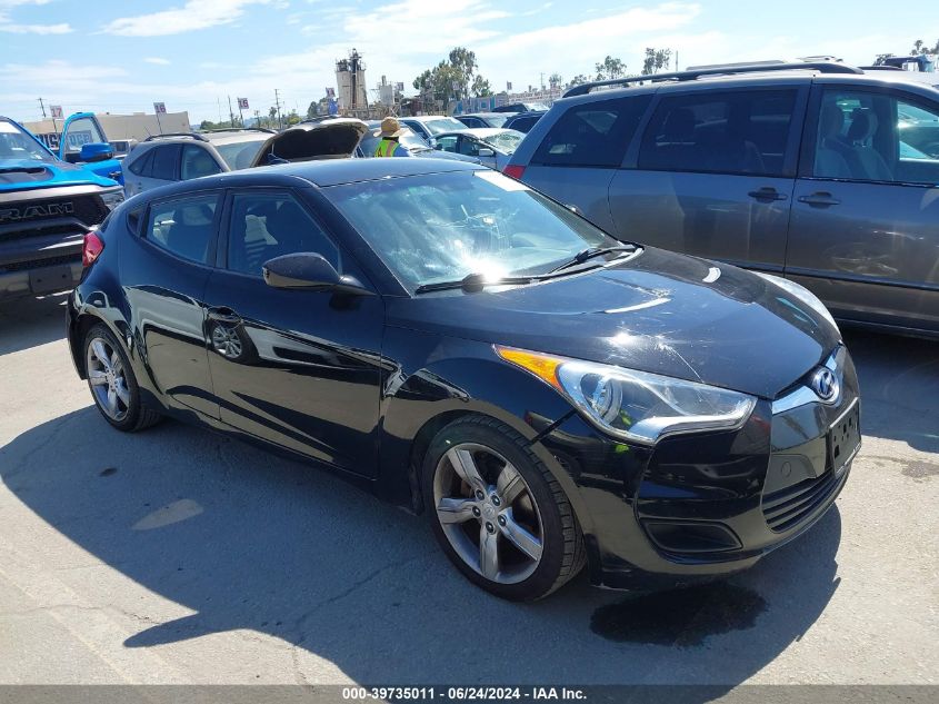 2012 HYUNDAI VELOSTER BASE W/BLACK