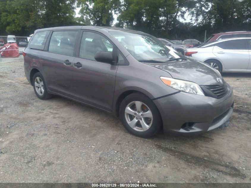 2016 TOYOTA SIENNA L 7 PASSENGER