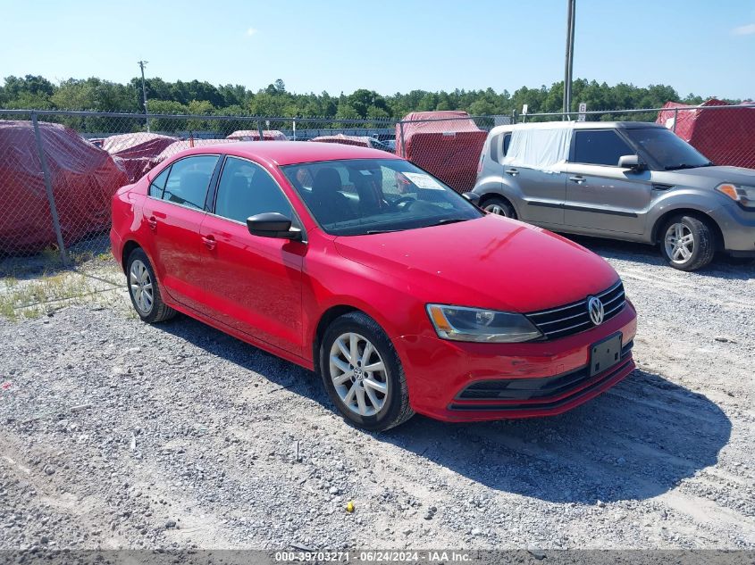 2015 VOLKSWAGEN JETTA 1.8T SE