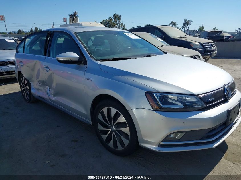 2015 VOLKSWAGEN JETTA HYBRID SEL PREMIUM