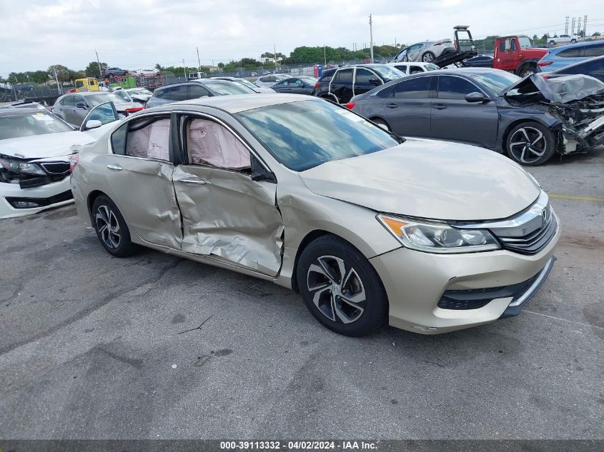 2017 HONDA ACCORD LX