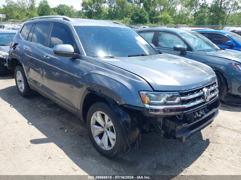 2019 VOLKSWAGEN ATLAS 3.6L V6 S