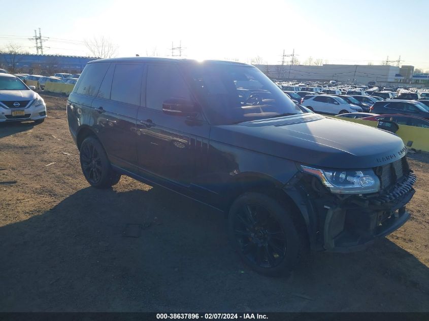 2016 LAND ROVER RANGE ROVER 5.0L V8 SUPERCHARGED