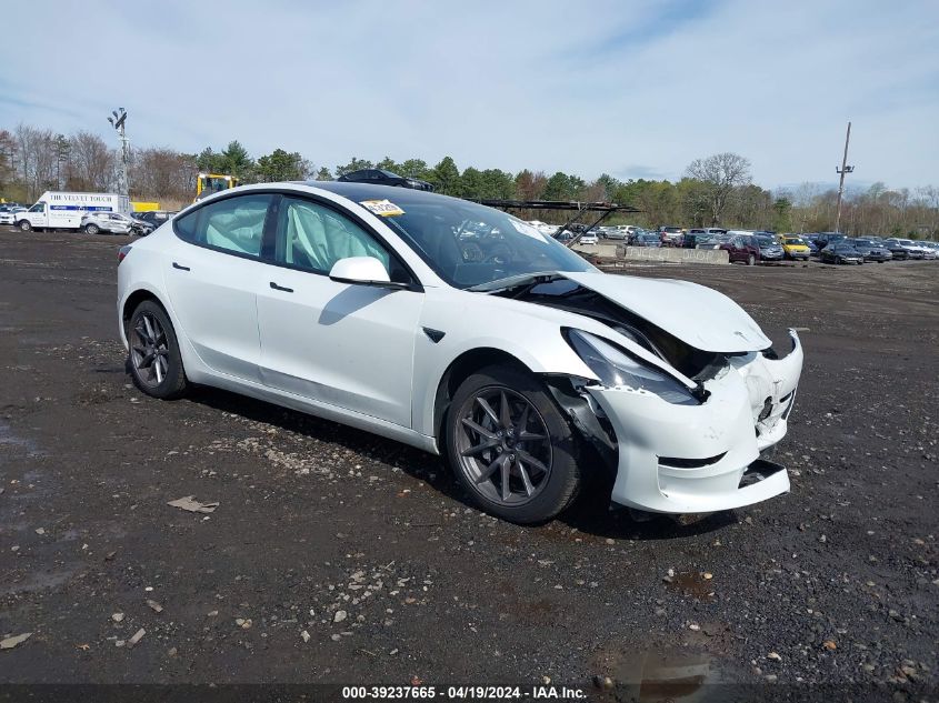 2022 TESLA MODEL 3 LONG RANGE DUAL MOTOR ALL-WHEEL DRIVE