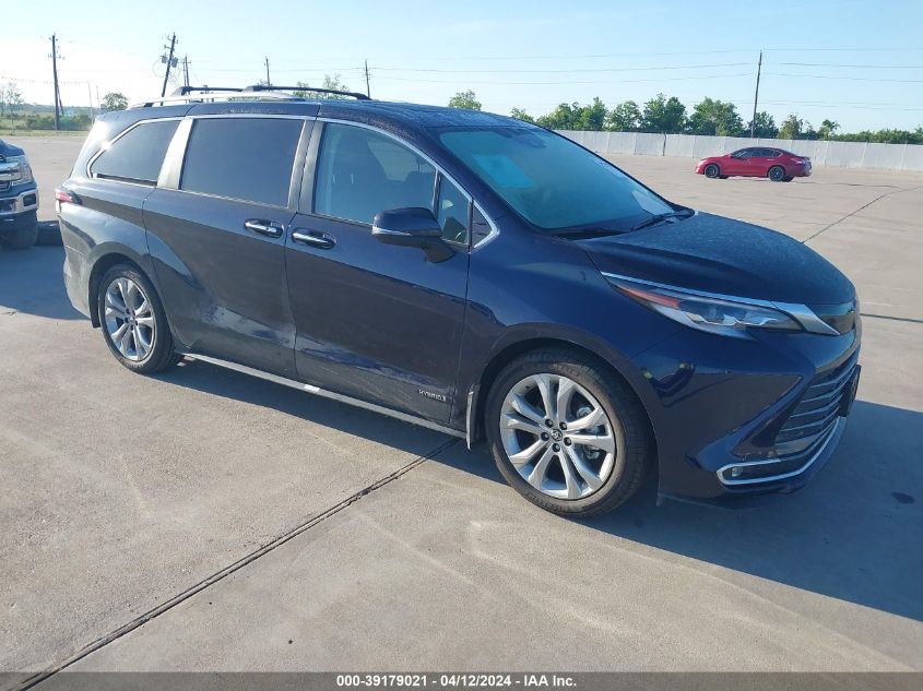 2021 TOYOTA SIENNA PLATINUM