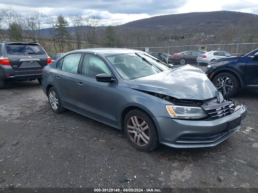 2015 VOLKSWAGEN JETTA 2.0L S