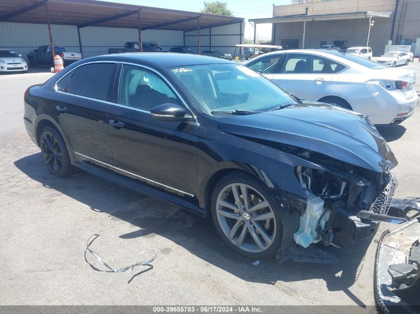 2016 VOLKSWAGEN PASSAT S/R-LINE