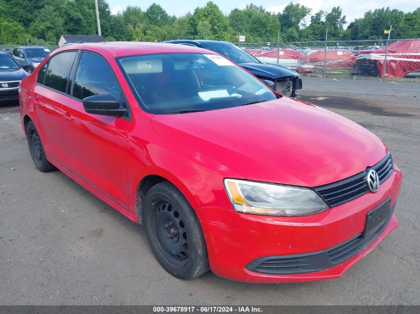 2011 VOLKSWAGEN JETTA 2.0L S