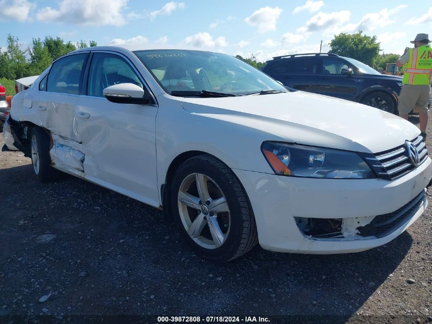 2012 VOLKSWAGEN PASSAT 2.5L SE