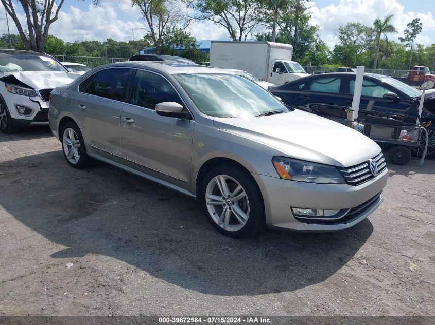 2013 VOLKSWAGEN PASSAT 2.0L TDI SEL PREMIUM