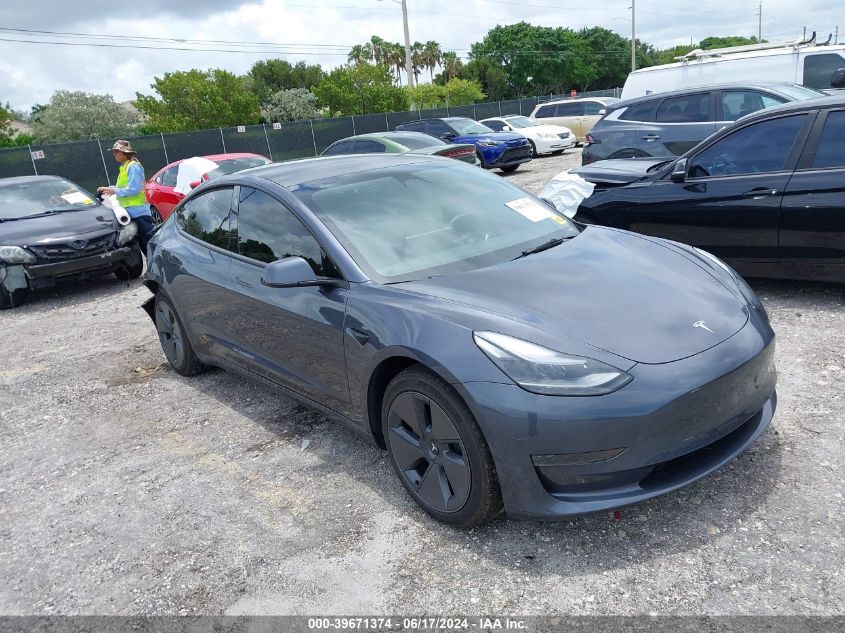 2023 TESLA MODEL 3 REAR-WHEEL DRIVE