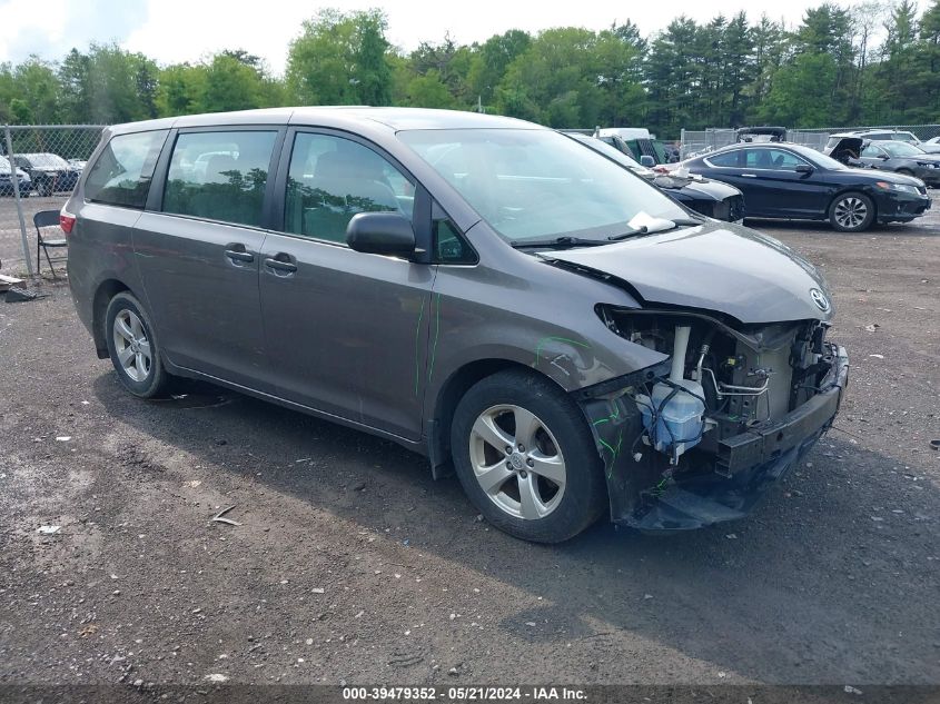 2016 TOYOTA SIENNA L 7 PASSENGER