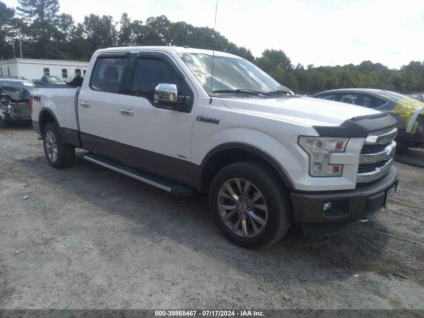 2016 FORD F-150 LARIAT