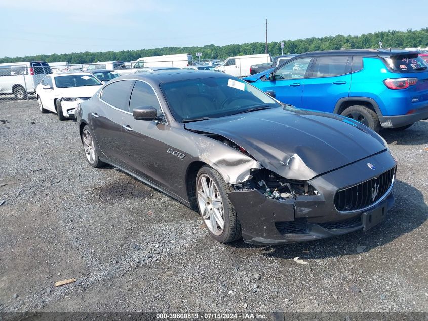 2014 MASERATI QUATTROPORTE S