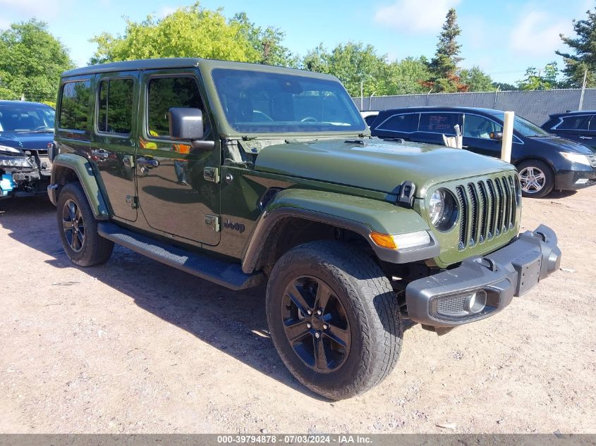 2022 JEEP WRANGLER UNLIMITED SAHARA ALTITUDE 4X4