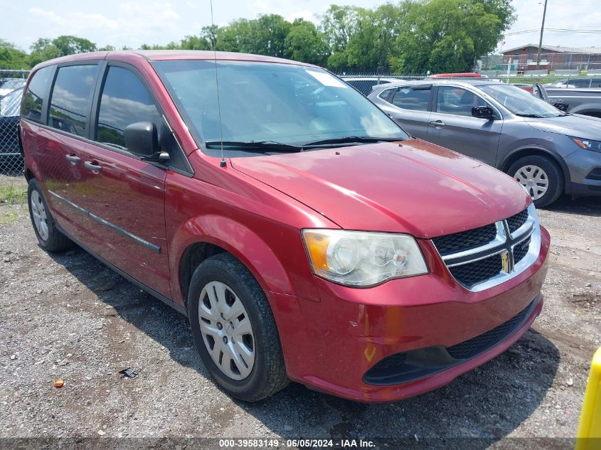 2014 DODGE GRAND CARAVAN AMERICAN VALUE PKG