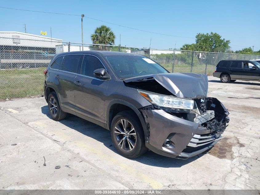 2019 TOYOTA HIGHLANDER LE