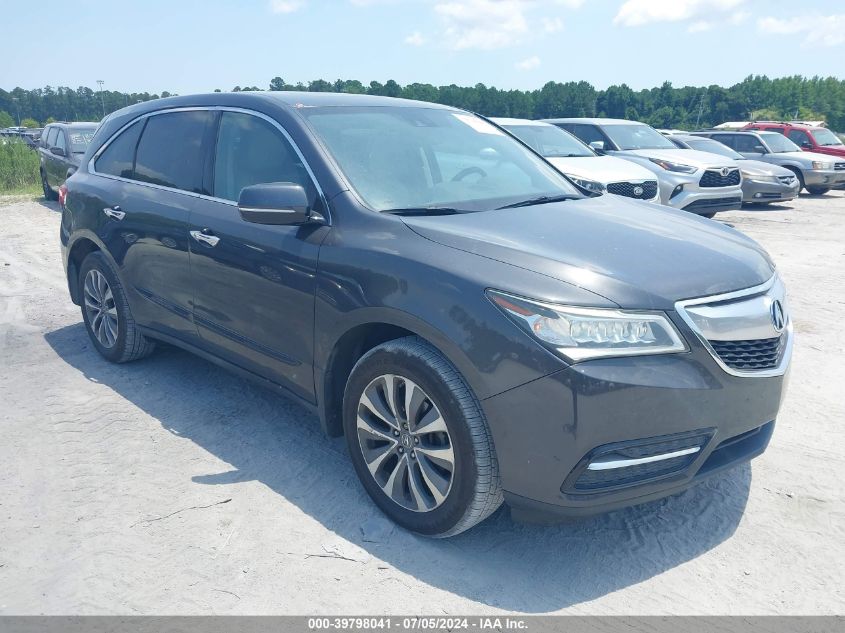 2015 ACURA MDX TECHNOLOGY PACKAGE