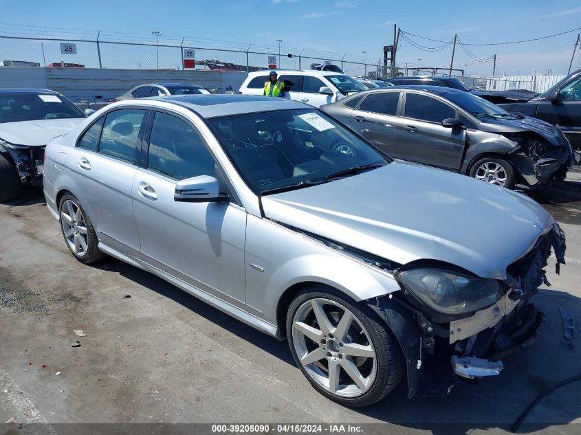 2012 MERCEDES-BENZ C 250 LUXURY/SPORT