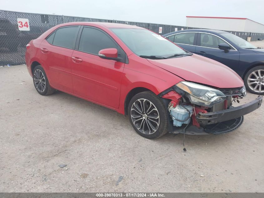 2016 TOYOTA COROLLA S PLUS