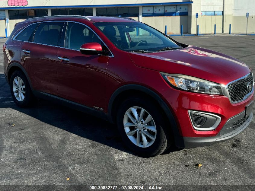 2016 KIA SORENTO 3.3L LX