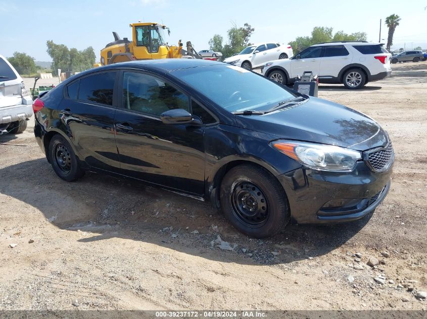 2016 KIA FORTE LX