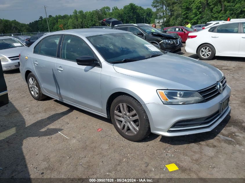 2015 VOLKSWAGEN JETTA 2.0L S