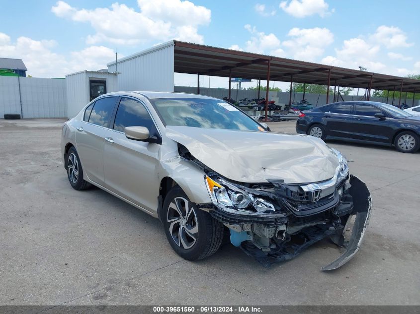 2017 HONDA ACCORD LX