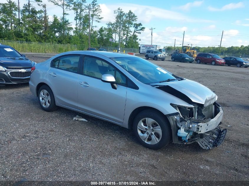 2013 HONDA CIVIC LX