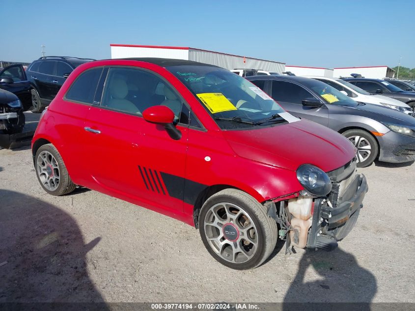 2012 FIAT 500C POP