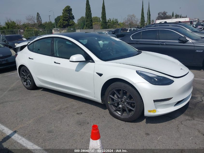 2022 TESLA MODEL 3 LONG RANGE DUAL MOTOR ALL-WHEEL DRIVE