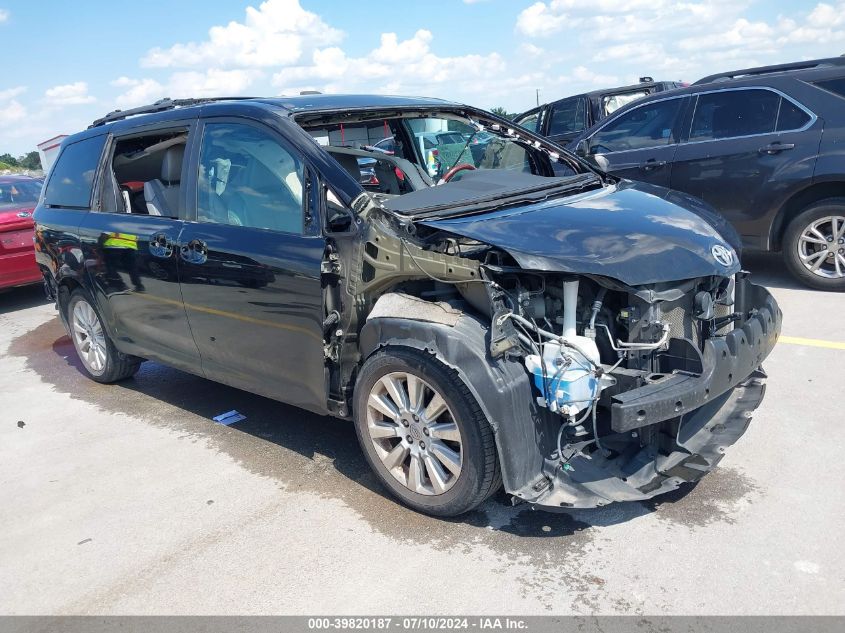 2014 TOYOTA SIENNA LIMITED V6 7 PASSENGER