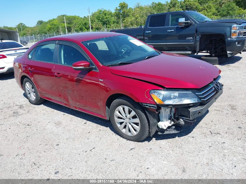 2015 VOLKSWAGEN PASSAT 1.8T WOLFSBURG EDITION