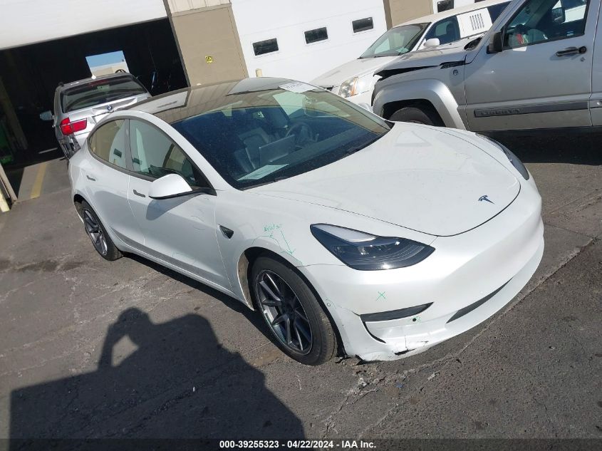 2021 TESLA MODEL 3 STANDARD RANGE PLUS REAR-WHEEL DRIVE