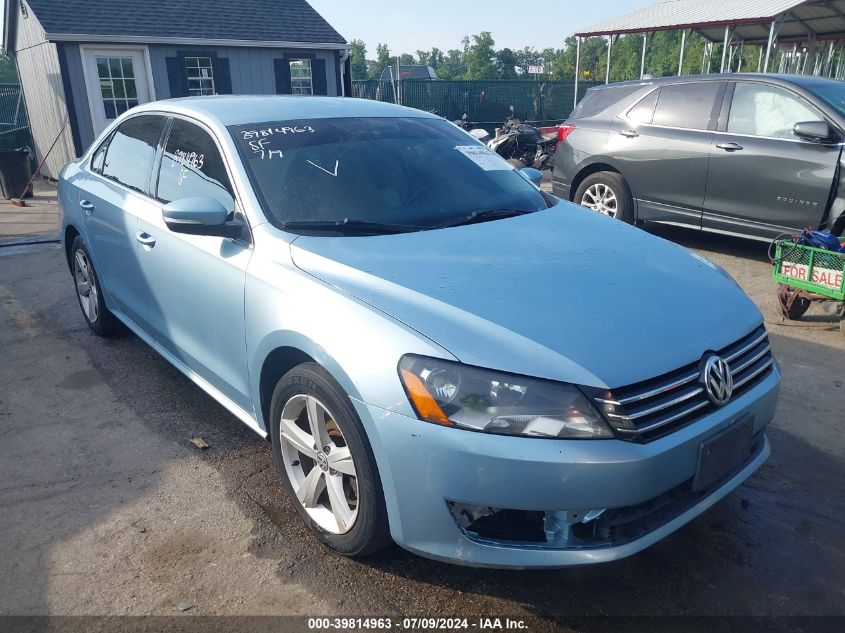 2013 VOLKSWAGEN PASSAT 2.5L SE