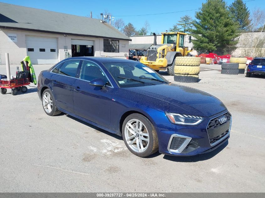 2020 AUDI A4 PREMIUM PLUS 45 TFSI QUATTRO S TRONIC