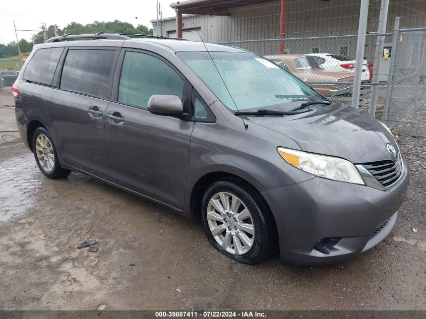 2012 TOYOTA SIENNA LE 7 PASSENGER