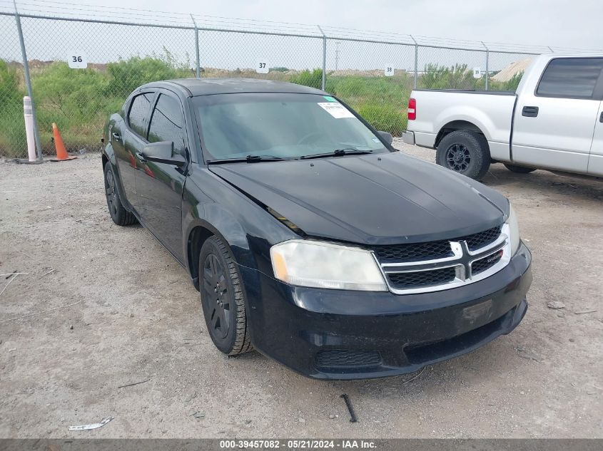 2012 DODGE AVENGER SE