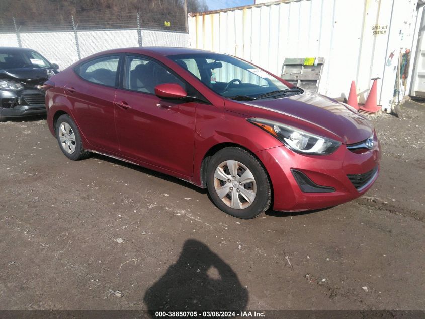 2016 HYUNDAI ELANTRA SE