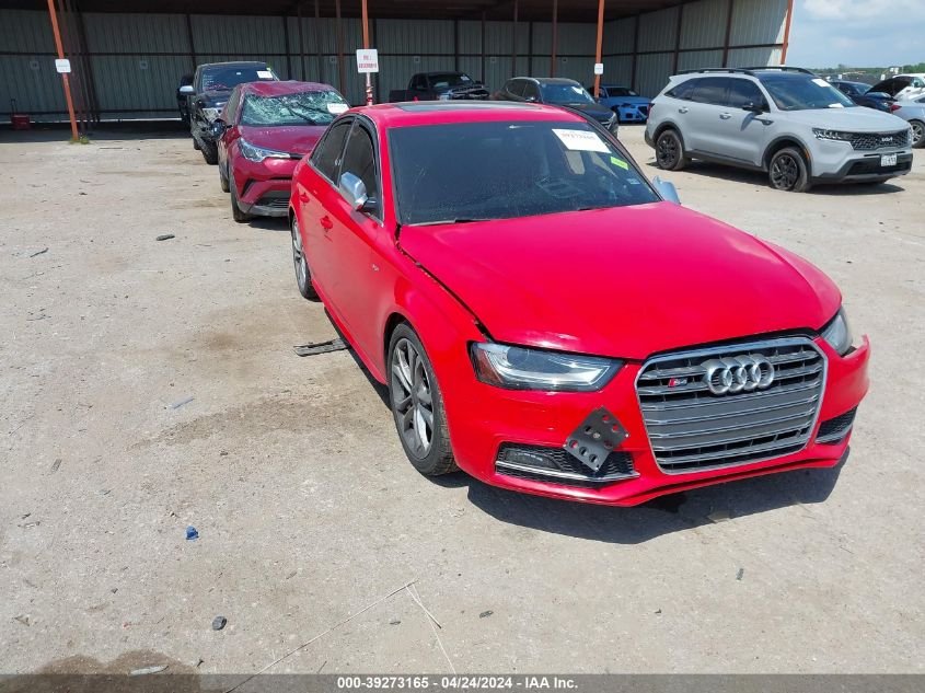 2014 AUDI S4 3.0T PREMIUM PLUS