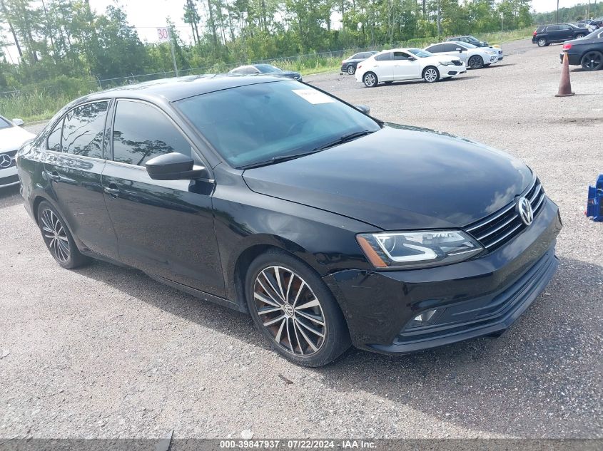 2016 VOLKSWAGEN JETTA SPORT