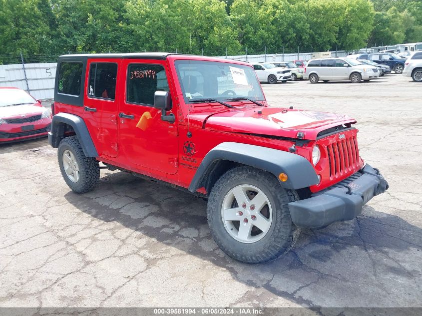 2015 JEEP WRANGLER UNLIMITED SPORT