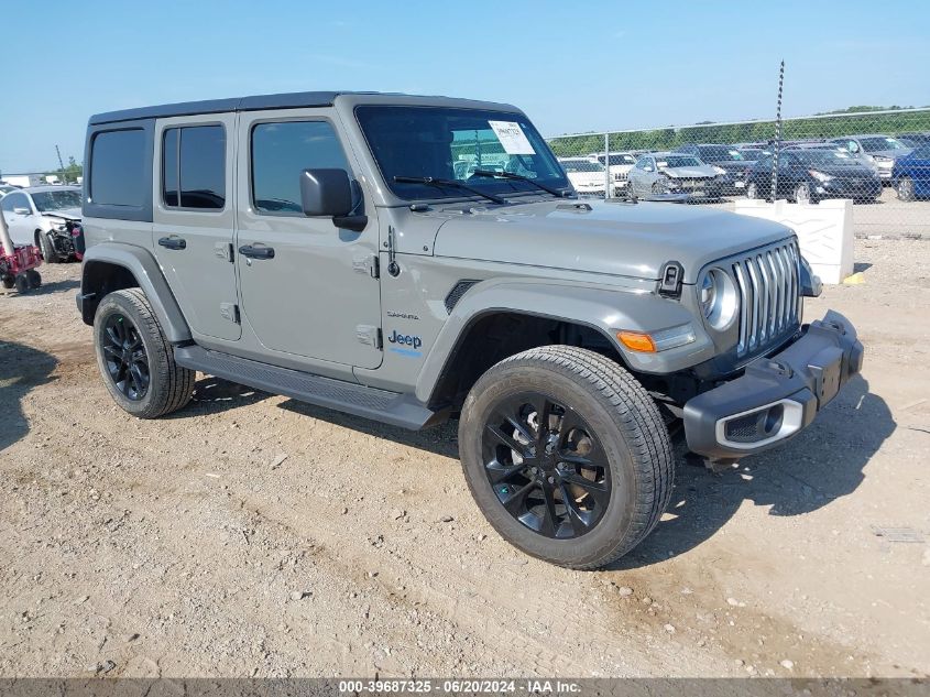 2021 JEEP WRANGLER 4XE UNLIMITED SAHARA 4X4