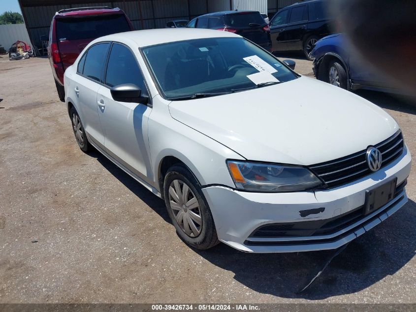 2015 VOLKSWAGEN JETTA 2.0L S