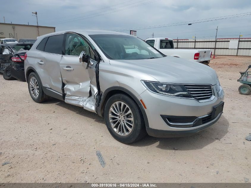 2016 LINCOLN MKX SELECT