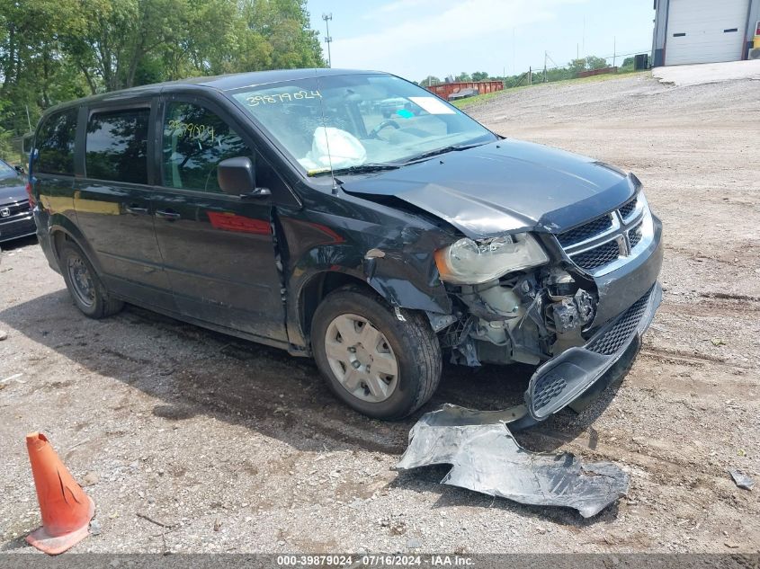 2012 DODGE GRAND CARAVAN SE/AVP