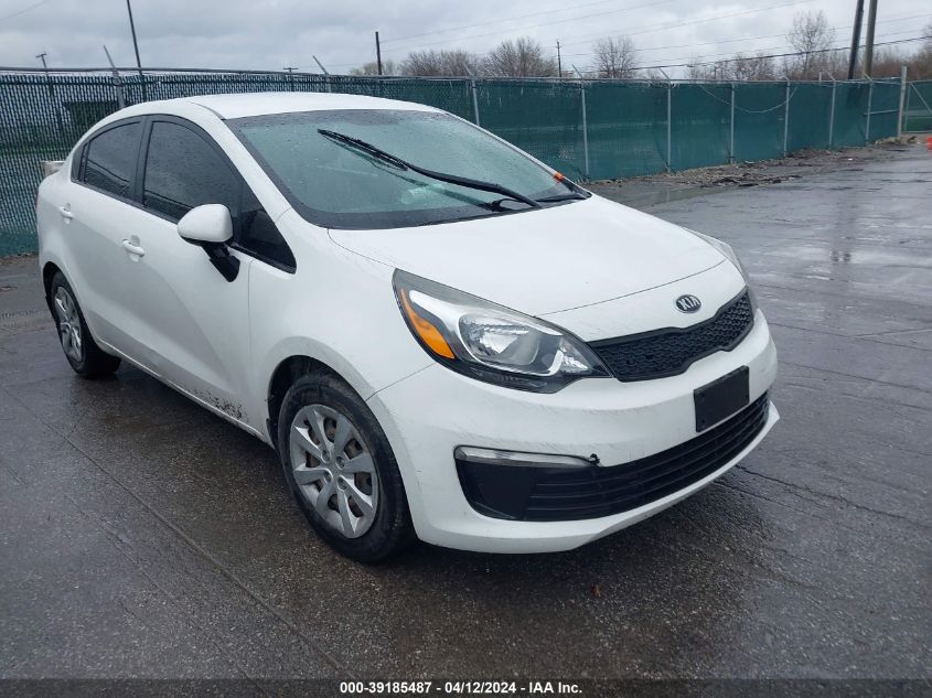 2016 KIA RIO LX