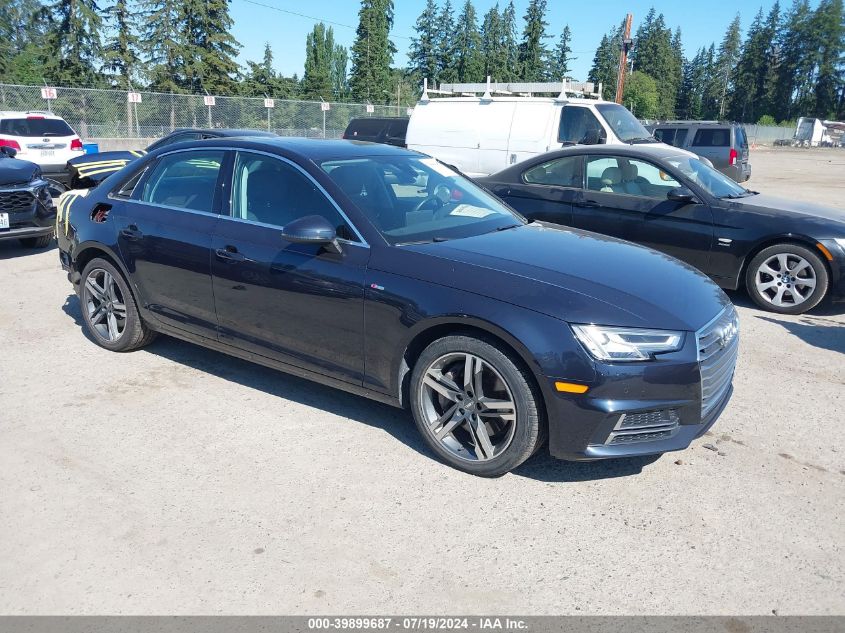 2018 AUDI A4 2.0T PREMIUM/2.0T TECH PREMIUM