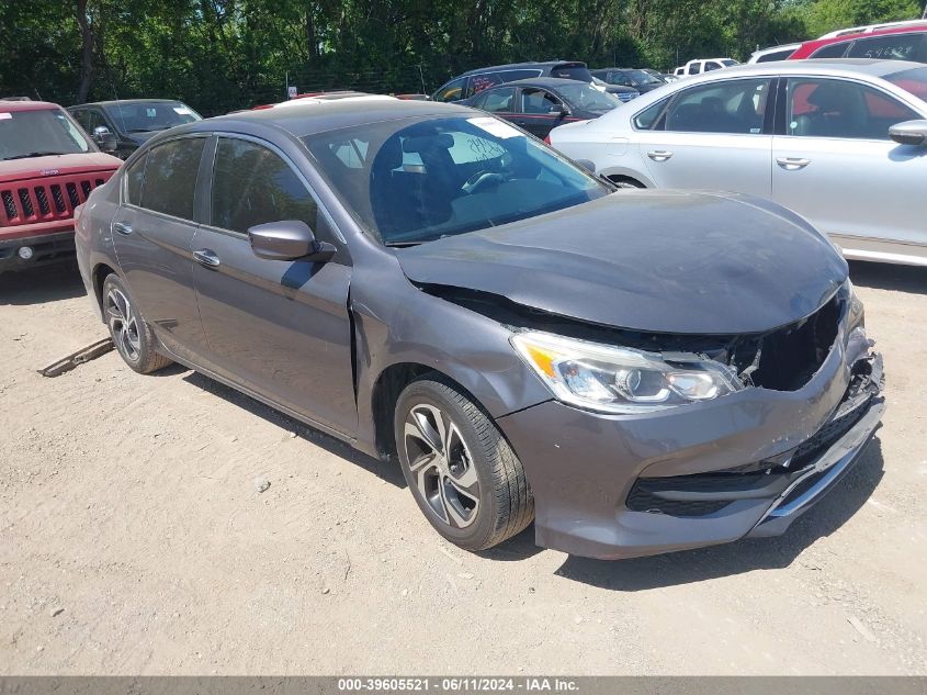 2016 HONDA ACCORD LX